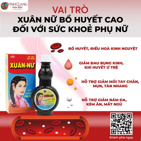 Vai tro xuan nu bo huyet cao