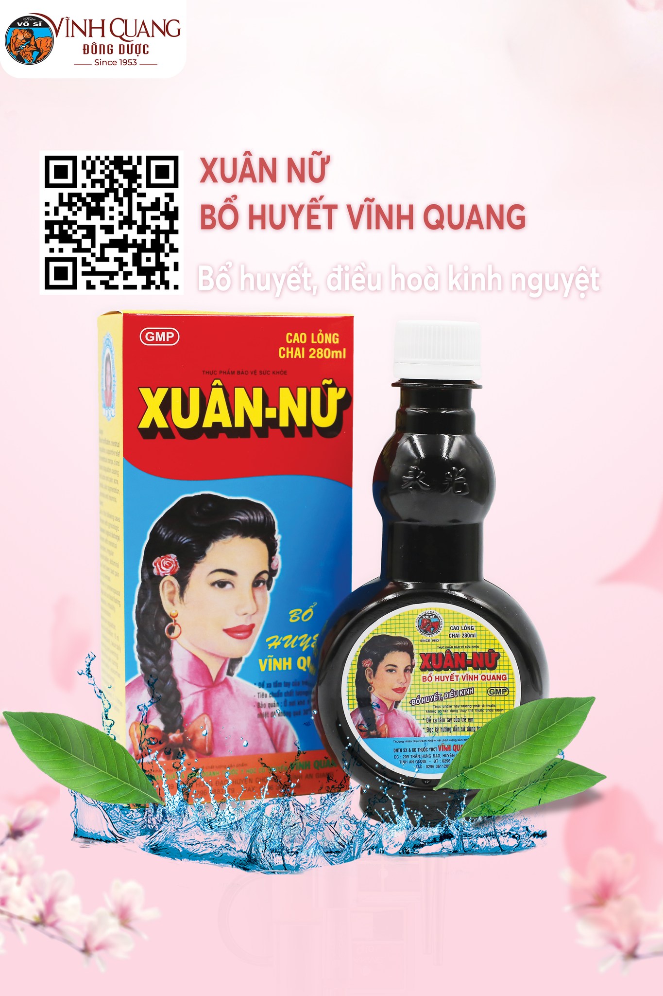 Xuân Nữ Vĩnh Quang, điều hoà kinh nguyệt