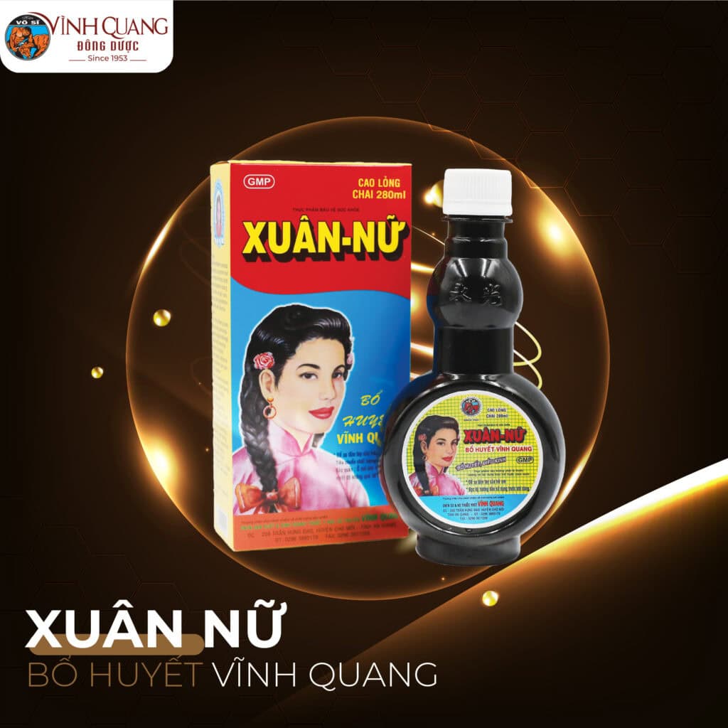 Xuân Nữ Cao – điều hòa kinh nguyệt, giảm đau bụng kinh, dưỡng huyết sáng da