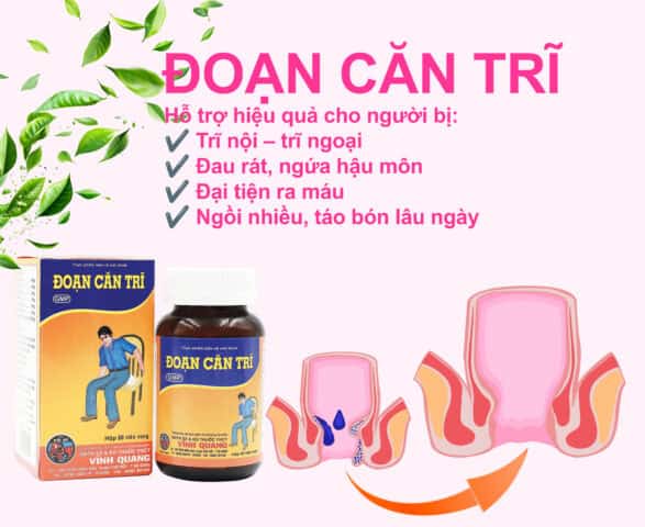 Đoạn Căn Trĩ – Đông Dược Vĩnh Quang – Viquapharm