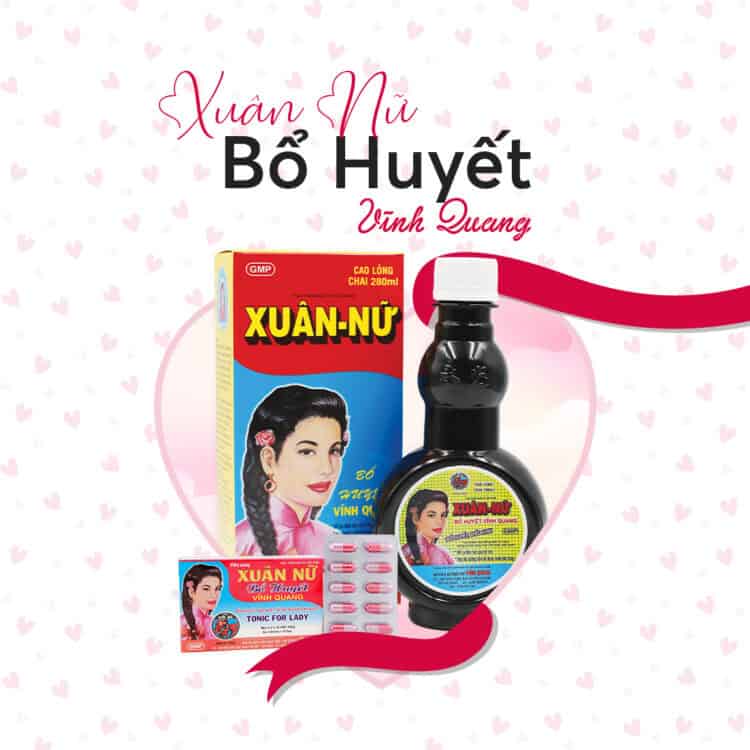 Xuân Nữ bổ huyết Vĩnh Quang hỗ trợ chăm sóc sức khỏe phụ nữ