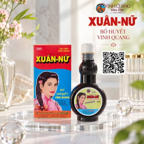 Uống Xuân Nữ Bổ Huyết Vĩnh Quang chăm sóc sức khỏe phụ nữ