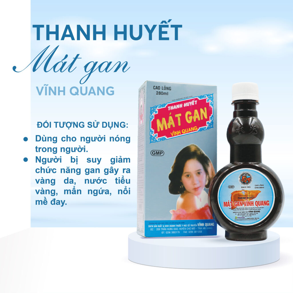 Doi tuong su dung Thanh huyet mat gan vinh quang